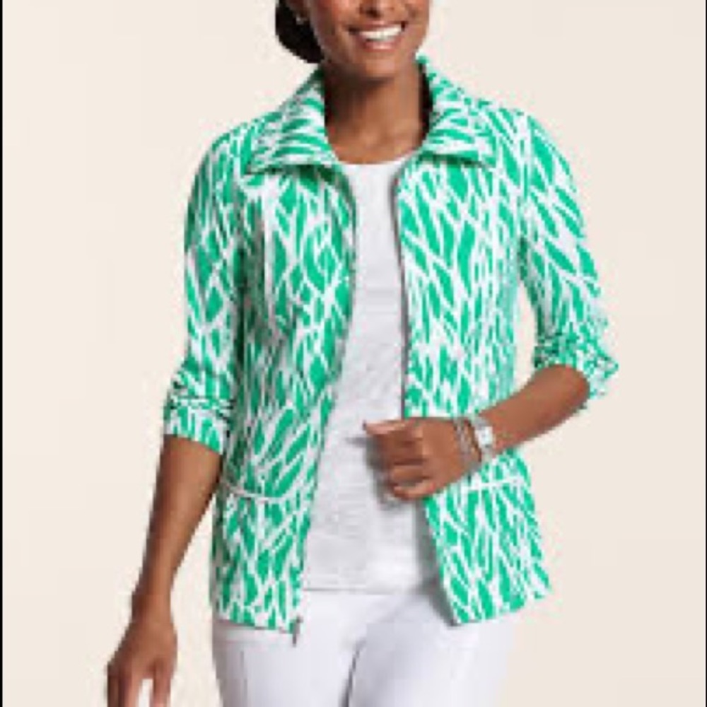Zenergy Women’s Neema Graphic Print Coat Blazer